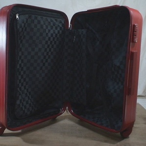 3806 赤 TSAロック付 ダイヤルロック付 スーツケース キャリケース 旅行用 ビジネストラベルバックの画像7