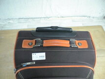 3908　ATSUKI ONISHI　茶色　スーツケース　キャリケース　旅行用　ビジネストラベルバック_画像5