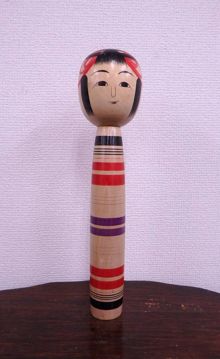 日本伝統こけし 工芸家 阿部一郎(1925-2000) A5-