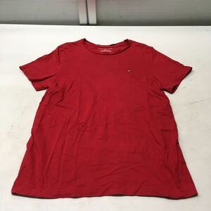 送料無料★TOMMY HILFIGER トミーヒルフィガー★半袖Tシャツ　トップス★メンズ　Sサイズ★赤#50912sj104