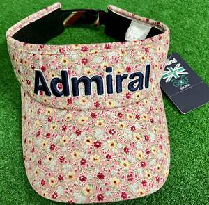 Admiral バイザー ピンク 展示品・未使用品