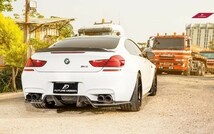 BMW F06/F12/F13 M6用 Eesデザインリアカーボンディフューザー/カーボンディフェーザー/リアアンダースポイラー/FDデザイン/シュタイナー_画像4