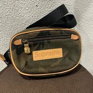 LOUIS VUITTON Supreme ルイヴィトン シュプリーム コラボ バムバッグ NZ2147 カモフラ 迷彩 モノグラム ウエストバッグ ポーチ 【表参道】