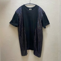 COMME des GARCONS HOMME PLUS　コムデギャルソンオムプリュス　スパンコールTシャツ　SIZE M　【代官山09】_画像1