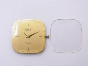 ◎ SEIKO ◎　セイコー　ドルチェ　メンズ　6520A　文字盤のみ　クォーツ　7石　パーツ　部品取り　◎ジャンク