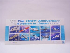 ◎ 切手シート ◎平成22年　2010年　航空100年記念　80円×10枚◎未使用