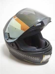 ♪SHOEI ショウエイ フルフェイスヘルメット Z-7 TERMINUS ゼット-セブン ターミナス (BLACK/GOLD) マットカラー XSサイズ♪USED品