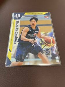 BBM B.LEAGUE2022-23 FAST BREAK 1st Half　50枚限定　直筆サインカード生原秀将(信州ブレイブウォリアーズ)