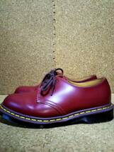 【Dr.MARTENS】ドクターマーチン 英国製 VINTAGE 1461Z 3ホールシューズ UK7 (26cm ) イングランド製 OXBLOOD 初期型復刻【箱付き極美品】_画像3