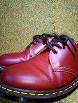 【Dr.MARTENS】ドクターマーチン 英国製 VINTAGE 1461Z 3ホールシューズ UK8 (27cm ) イングランド製 OXBLOOD 初期型復刻【良品】_画像1