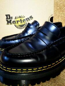 【Dr.MARTENS】ドクターマーチン ペントン クアッド ダブルステッチ ローファー UK8 (27cm ) PENTON QUAD DOUBLE STITCHES 厚底【箱付き】