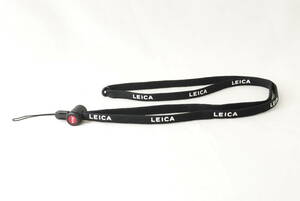 ☆新品同様☆LEICA ライカ ネック ストラップ 純正 携帯・デジタルカメラ等 赤色×黒色×白色 デジカメ 細め ロゴ文字 レア Camera Strap☆