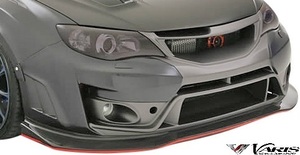 【M's】SUBARU IMPREZA WRX STI GVB (2007y-2014y) VARIS Ultimate フロントバンパー Ver.2 ／／ バリス FRP 未塗装 エアロ 外装 VASU-152