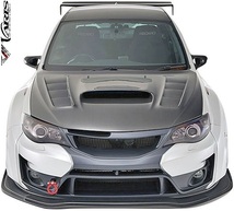 【M's】スバル インプレッサ WRX STI GVB/GVF (2007y-2014y) VARIS フロントバンパー Ver.2 + アンダーリップ FRP バリス VASU-184_画像2