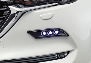 【M's】 マツダ CX-5 KFEP KF5P KF2P (H29.02-) Admiration Belta LED スポットKIT 3連 未塗装 アドミレイション ベルタ エアロ 外装