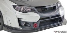 【M's】スバル インプレッサ WRX STI GVB/GVF (2007y-2014y) VARIS フロントバンパー Ver.2 + アンダーリップ CARBON+FRP バリス VASU-183_画像1