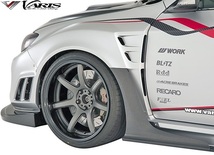 【M's】スバル インプレッサ WRX STI GVB/GVF (2007y-2014y) VARIS フロントバンパー Ver.2 + アンダーリップ CARBON+FRP バリス VASU-183_画像3