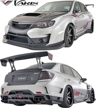 【M's】スバル インプレッサ WRX STI GVB/GVF (2007y-2014y) VARIS フロントバンパー Ver.2 + アンダーリップ FRP バリス VASU-184_画像7