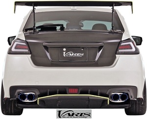 【M's】SUBARU WRX STI/S4 D型 (VAB/VAG) VARIS ARISING-I リアディフューザー (ノーマルバンパー用) HALF-CARBON バリス VASU-168