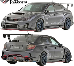 【M's】SUBARU IMPREZA WRX STI GVB (2007y-2014y) VARIS Ultimate フルキット 4点 バリス カーボン 一部FRP エアロパーツ カスタム