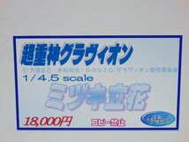 未組立　ガレージキット トイズブランド 1/4.5　超重神グラヴィオン ミヅキ立花_画像2