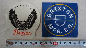 Brixton Freebird Crest Sticker 各１枚 計２枚セット %off ブリクストン ステッカー SB Surf BMX Bike おてがる配送ゆうパケット 匿名配送