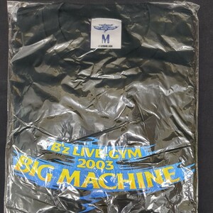 【未開封】B’z LIVE-GYM 2003 BIG MACHINE サイズM 稲葉浩志 松本孝弘 ライブTシャツ W12