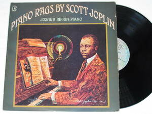 LP レコード ★ ジョシュアリフキン ピアノ スコットジョプリン ピアノラグ Vol.1 Scott Joplin、 Joshua Rifkin Piano Rags ラグタイム　