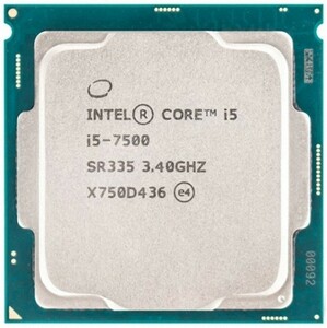 【中古CPU】Intel Core i5-7500 3.4GHz TB 3.8GHz SR335 Socket 1151 4コア4スレッド LGA1151