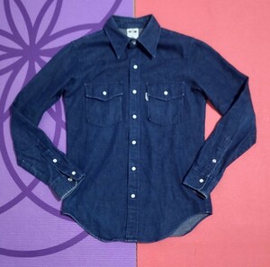 X-Girl long sleeve shirt Denim shirt lady's size 2