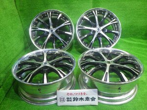 中古 19インチ 19×7.5J 5穴 ワークシュバート SW4 社外 アルミホイール 4本セット エルグランド C-HRなど