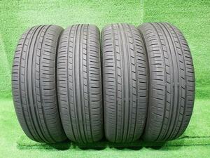 中古 ヨコハマ タイヤ 夏 155/65R13 4本 2021年 ES31