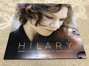 Hilary Hahn Antn Garca Abril 6 Partitas Decca 高音質 audiophile ヒラリー・ハーン アナログ盤 レコード 優秀録音