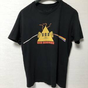 トイマシーン TOY MACHINE ピラミッド 黒 Tシャツ 半袖 Mサイズ