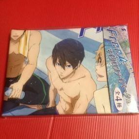 Free! microfibre towel [30129] blue * body : polyester 100% rock . high school swim part pine hill .*. genuine koto * leaf month .* 7 .. goods 