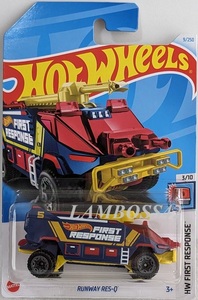 2024 #009-1 ホットウィール Runaway Res-Q Hot Wheels HW First Response 3/10