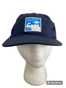 【レア】非売品 オフィシャル ニューヨーク限定 NYC VAX CHAMP キャップ 野球帽 ネイビー 自由の女神 ノベルティ 企業物 NY
