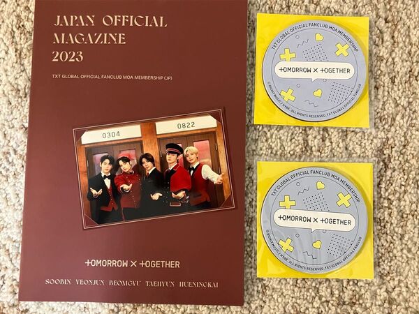 T×T※FC特典※会報誌※メッセージ付きカード※コースター2個 txt トゥバ