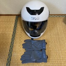 リード工業　CROSS/クロス　フルフェイスヘルメット ＆ グローブ　バイク用_画像1