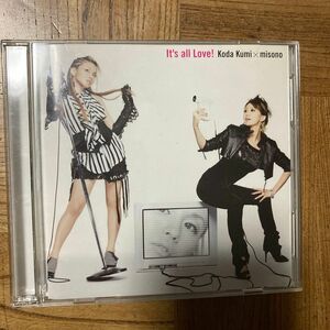 CD＋DVD 『It’s all Love!』 Koda Kumi ,misono 2009年3月31日発売