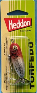 Heddon　ヘドン　タイニートーピード　G28 G-Finish Pearl/Red Head