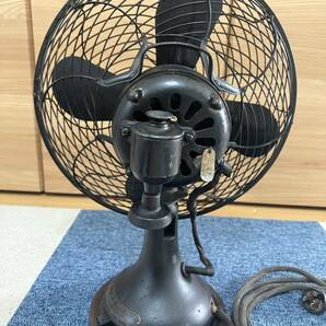 希少 古い扇風機 Shibaura Engineering 芝浦 12inch A.C.Electric Fan 4羽根 ◆ジャンク品の画像3