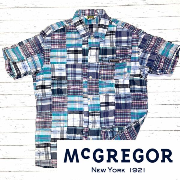 【McGREGOR】マックレガー　キルト生地　シャツ (160)