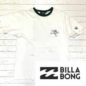 【BILLABONG】 ビラボン　ドクロ　Tシャツ(M)