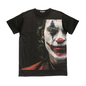 映画 ジョーカー Joker アーサー ピエロ アメリカ 殺人 お笑い ハリウッド ストリート系 デザインTシャツ メンズ 半袖 ★tsr0914-blk-l