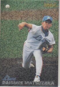 カルビープロ野球カード　2001年　T-14松坂大輔　西武　インサートカード　タイトル