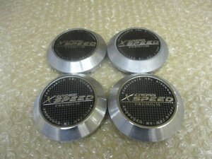 HOT STUFF ホットスタッフ X CROSS SPEED クロススピード アルミホイール用 中古センターキャップ 4個/4枚