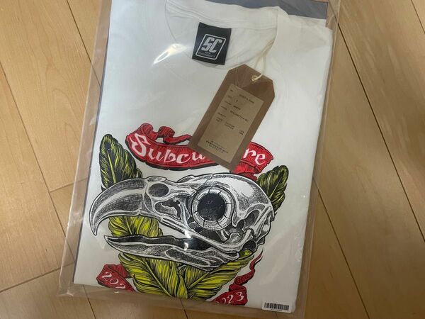 Subculture EAGLE SKULL HEAD T-SHIRTS 2 White サブカルチャー 2周年 Tシャツ