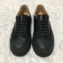 【新品】JILSANDER ジルサンダー プラットフォームスニーカー 黒　27㎝_画像2