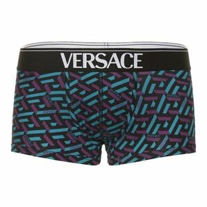 【新品】Versace ストレッチコットン ボクサー パンツ ブリーフ Mサイズ １枚　パープル